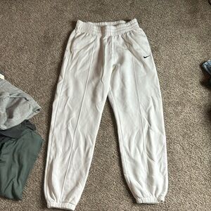 Nike white sweats